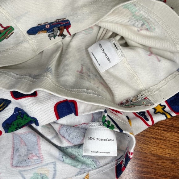 Hanna Andersson Organic Cotton Pajama Winter Long Sleeve Shirts Youth Boys - Picture 8 of 8